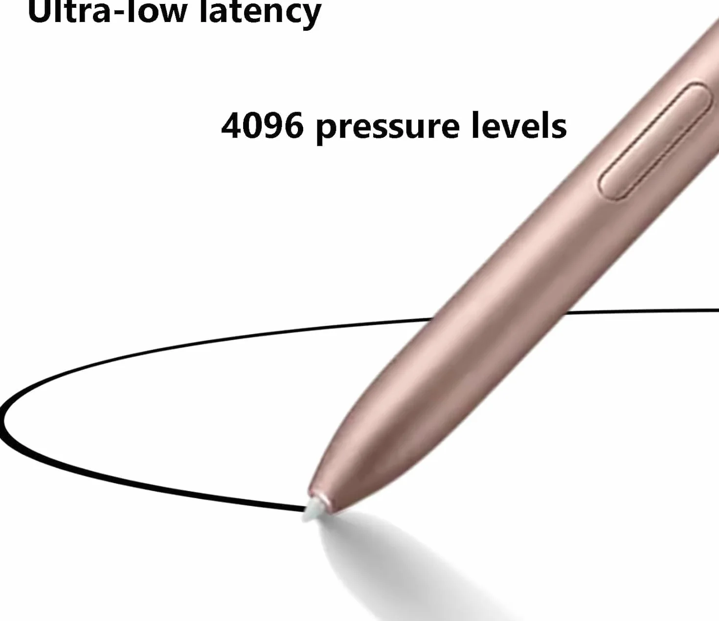 Tab S7 S Pen Stylet de Rechange pour Samsung Galaxy Tab S7 / S7+ Plus / S7 FE SM-T870 SM-T875 SM-T876 Stylet + Pointes(Bronze Mystic)