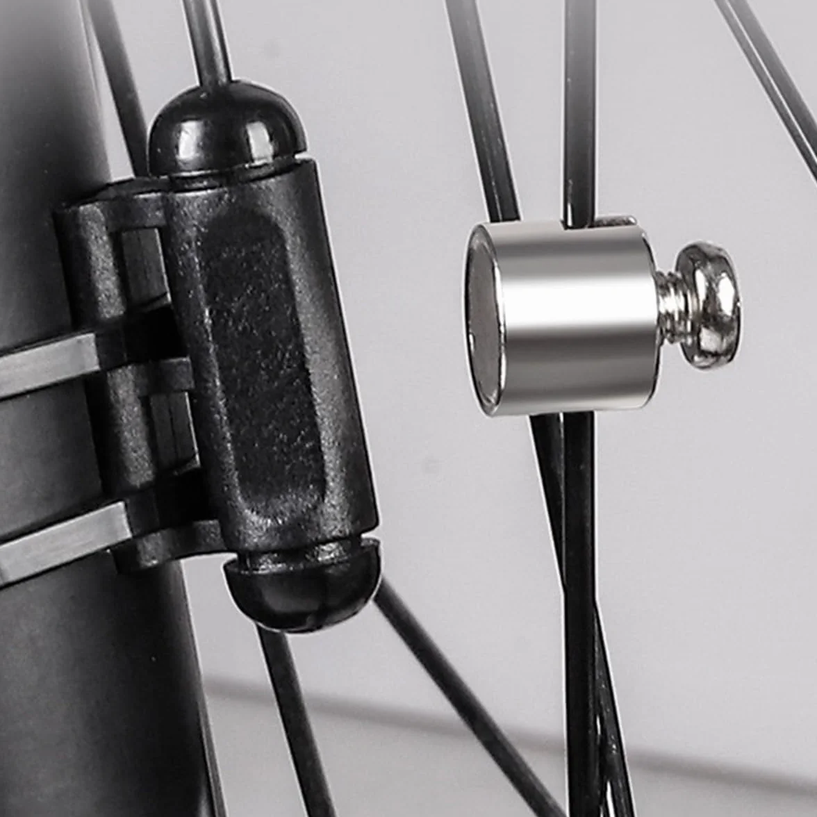 Aimants Magnétiques Pour Compteur de Vitesse de Vélo, Lot de 2, Pièces de Rechange Universelles Argent