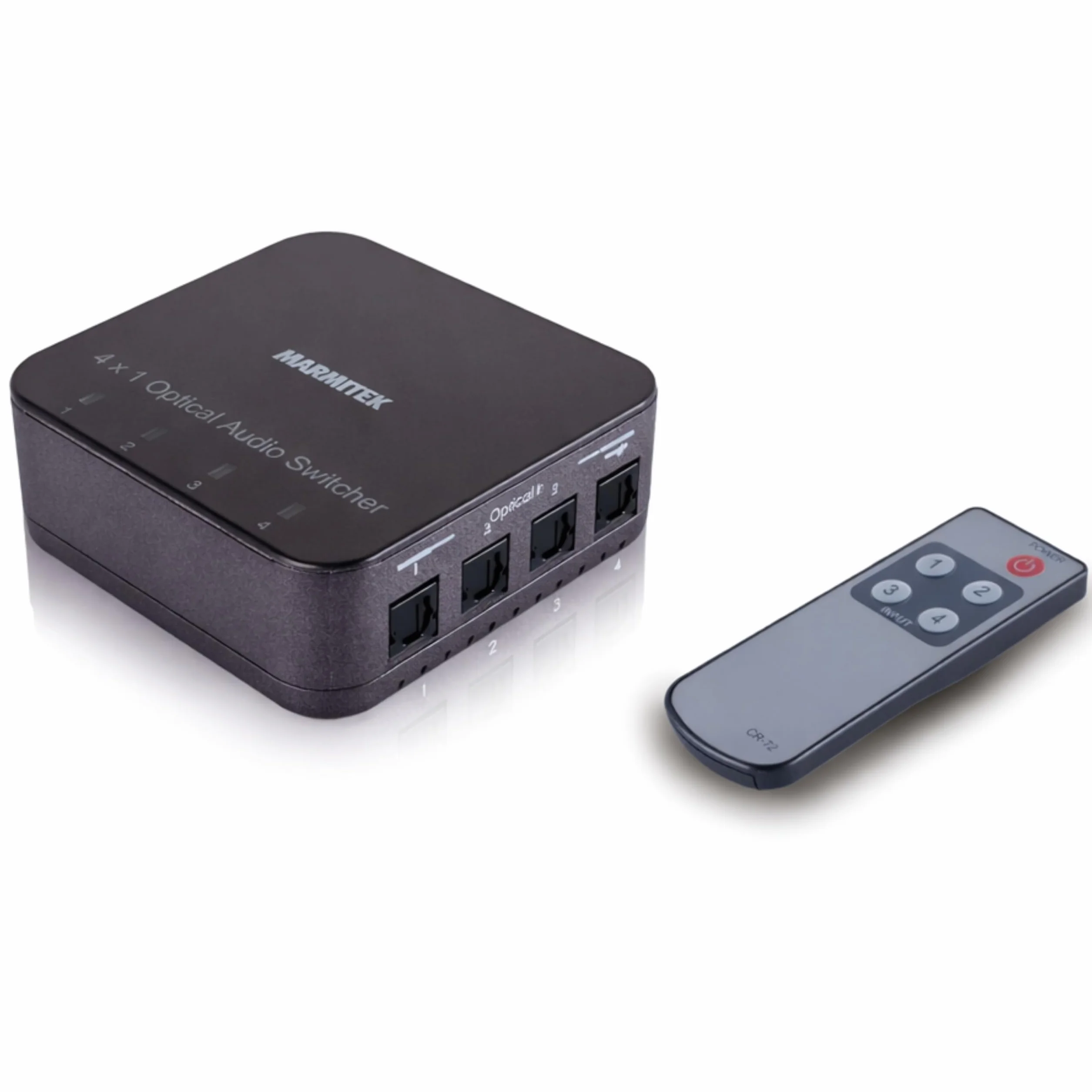 Marmitek Connect TS21 Switch Toslink 2 entrées 1 sortie commutateur audio optique S/PDIF 192 kHz