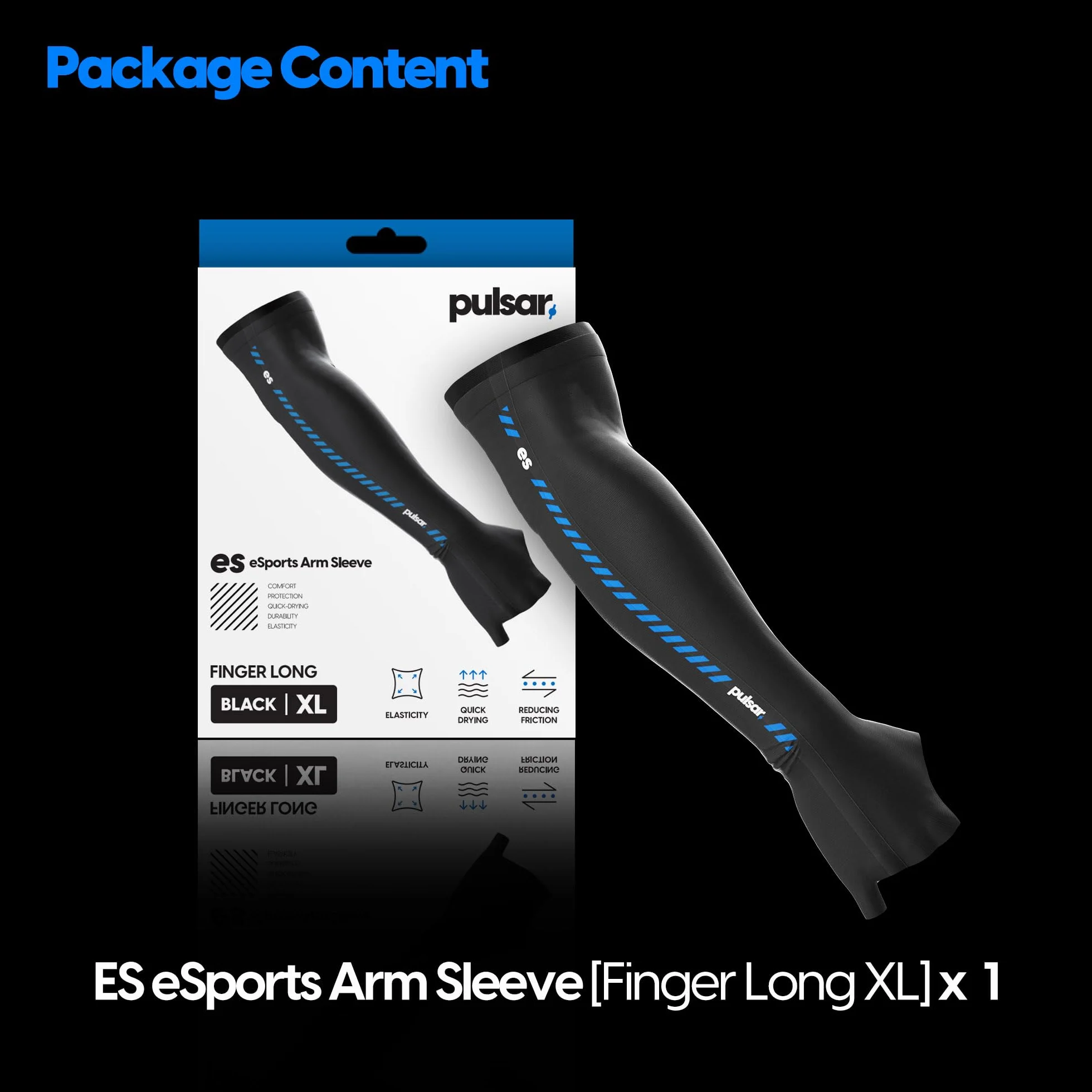 Pulsar Gaming Gears eS Armsleeve A high-strength band for enhanced focus, Reduce fatigue