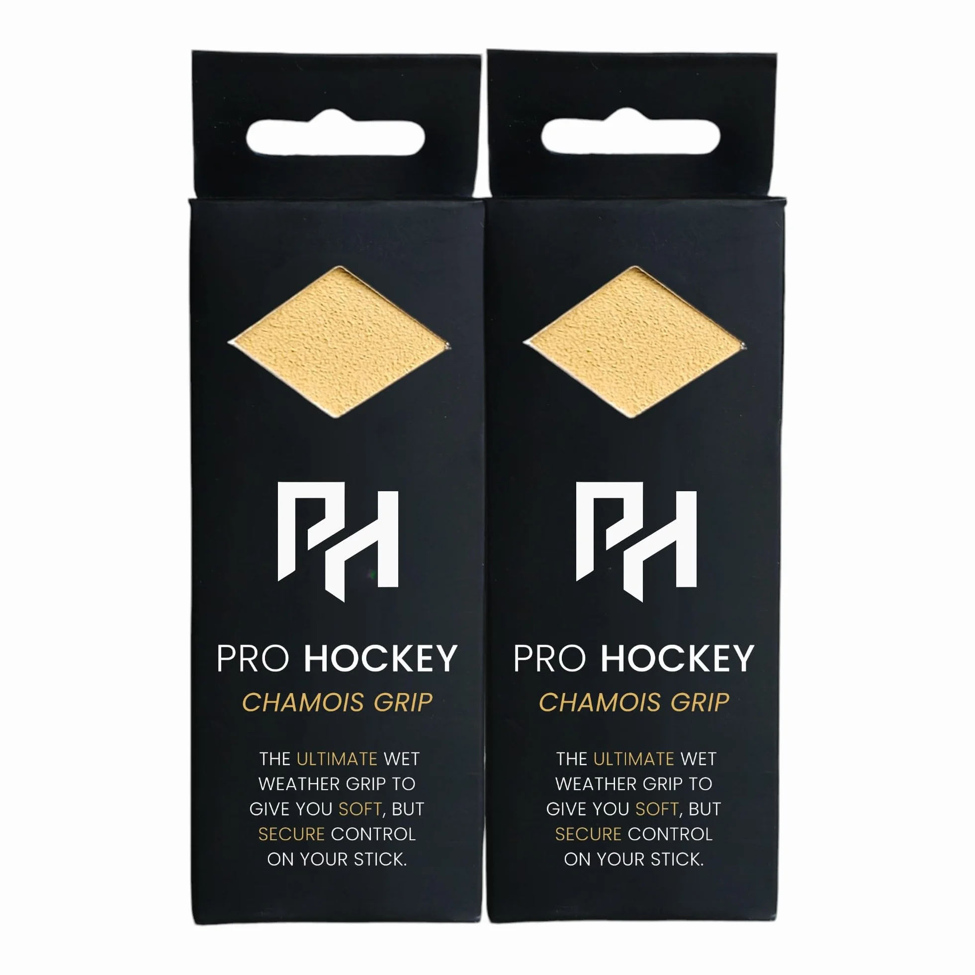 ProHockey Lot 2 poignées hockey sur gazon chamois Jaune ultra douces extra longues 170 cm