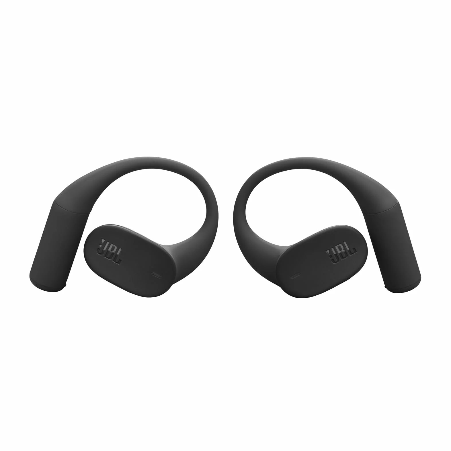 JBL Sense Lite True Wireless écouteurs Ouverts sans Fil, Conception Crochet d'oreille, Conduction aérienne, JBL OpenSound, 32 h d'autonomie, étanches IP54, compatibles avec JBL Headphones, Noir