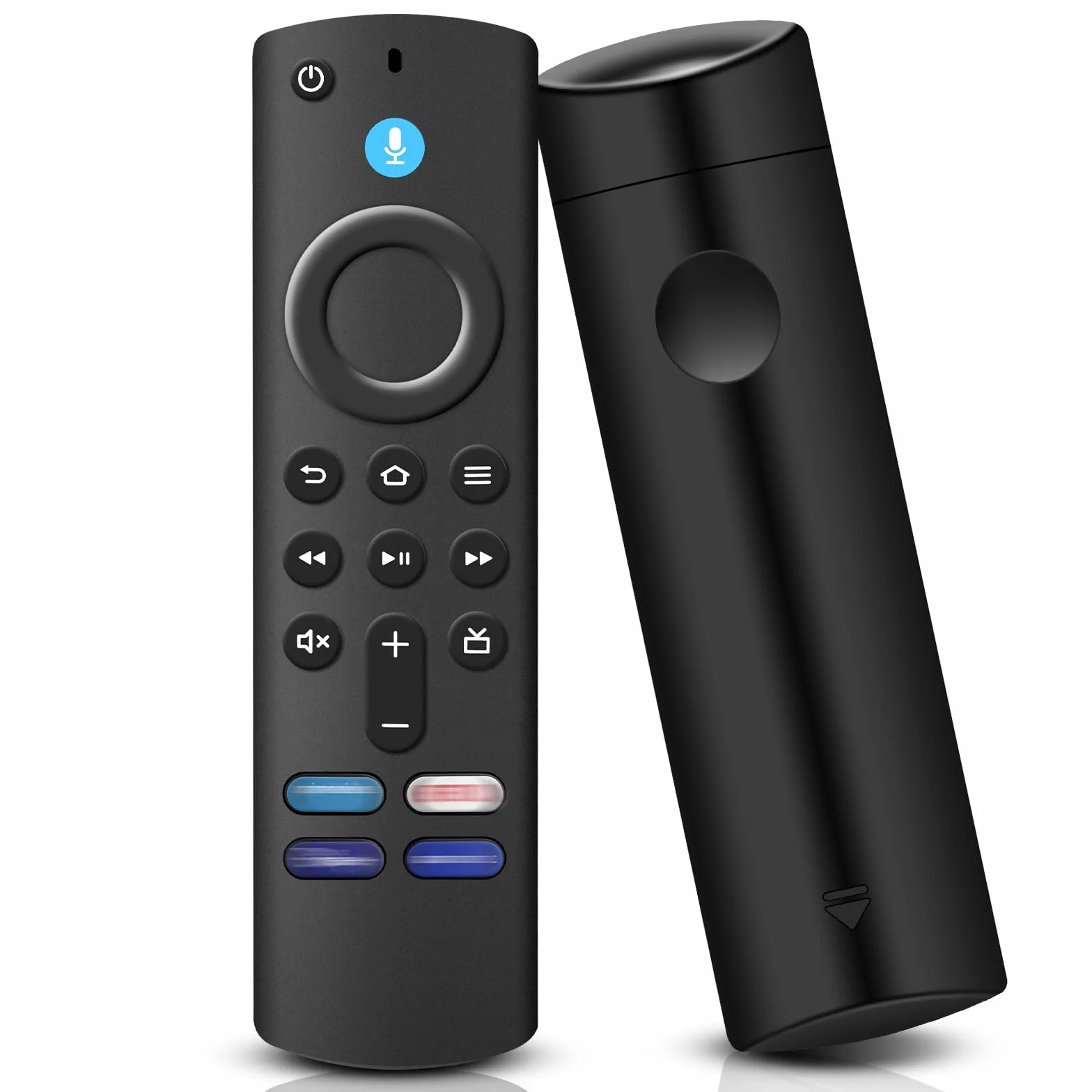 Télécommande Vocale de Remplacement 3e Génération Compatible avec Fire TV Stick 2/3 Gen 4K 4K Max Lite HD Fire TV Cube 2nd 3rd Gen Bluetooth 4 Touches Raccourcis