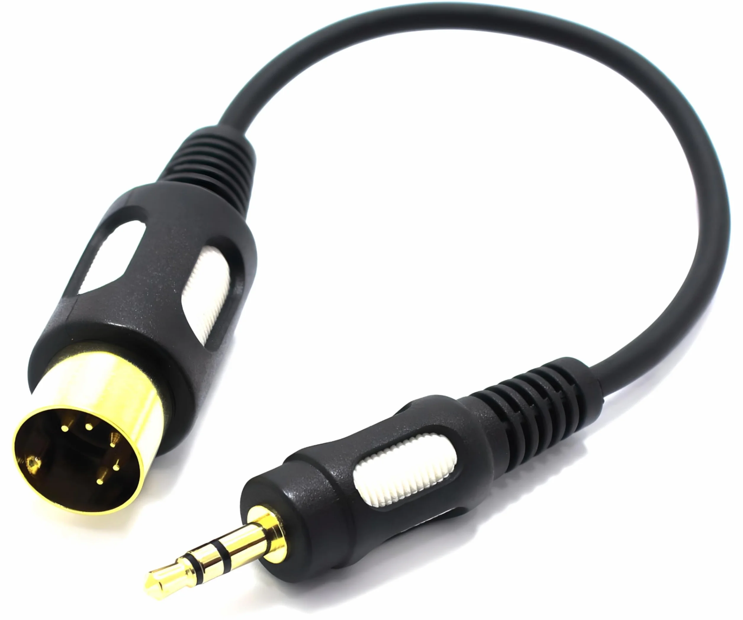 Adaptateur audio DIN jack 5 pôles mâle vers 3,5mm TRS stéréo jack