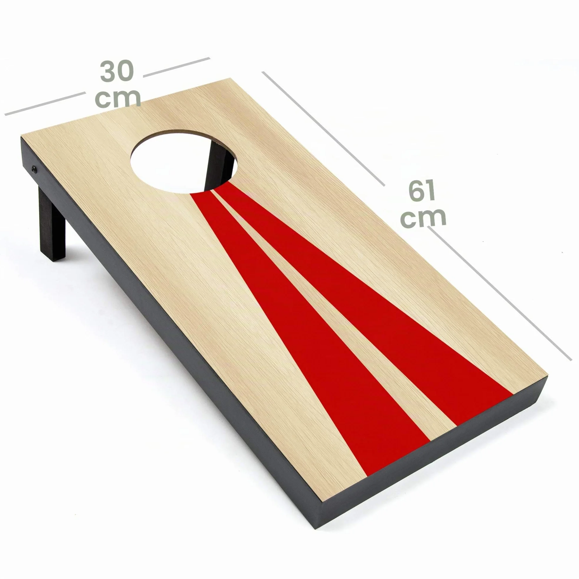 GoSports Jeu Cornhole Portable 61 x 30,5 cm avec 6 Sacs
