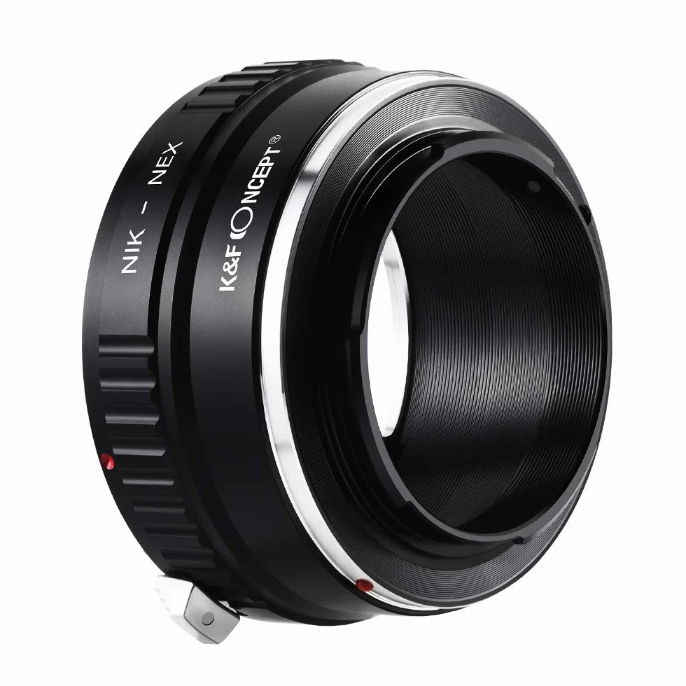 Bague adaptation objectif pour Nikon-NEX Adaptateur monture objectif pour monter objectif Nikon AI vers boîtier Sony NEX comme Sony NEX-3 NEX-3C NEX-3N NEX-5 NEX-5C NEX-5N NEX-5R NEX-5T NEX-6 NEX-7 NEX-F3 NEX-VG10 VG20 en Métal