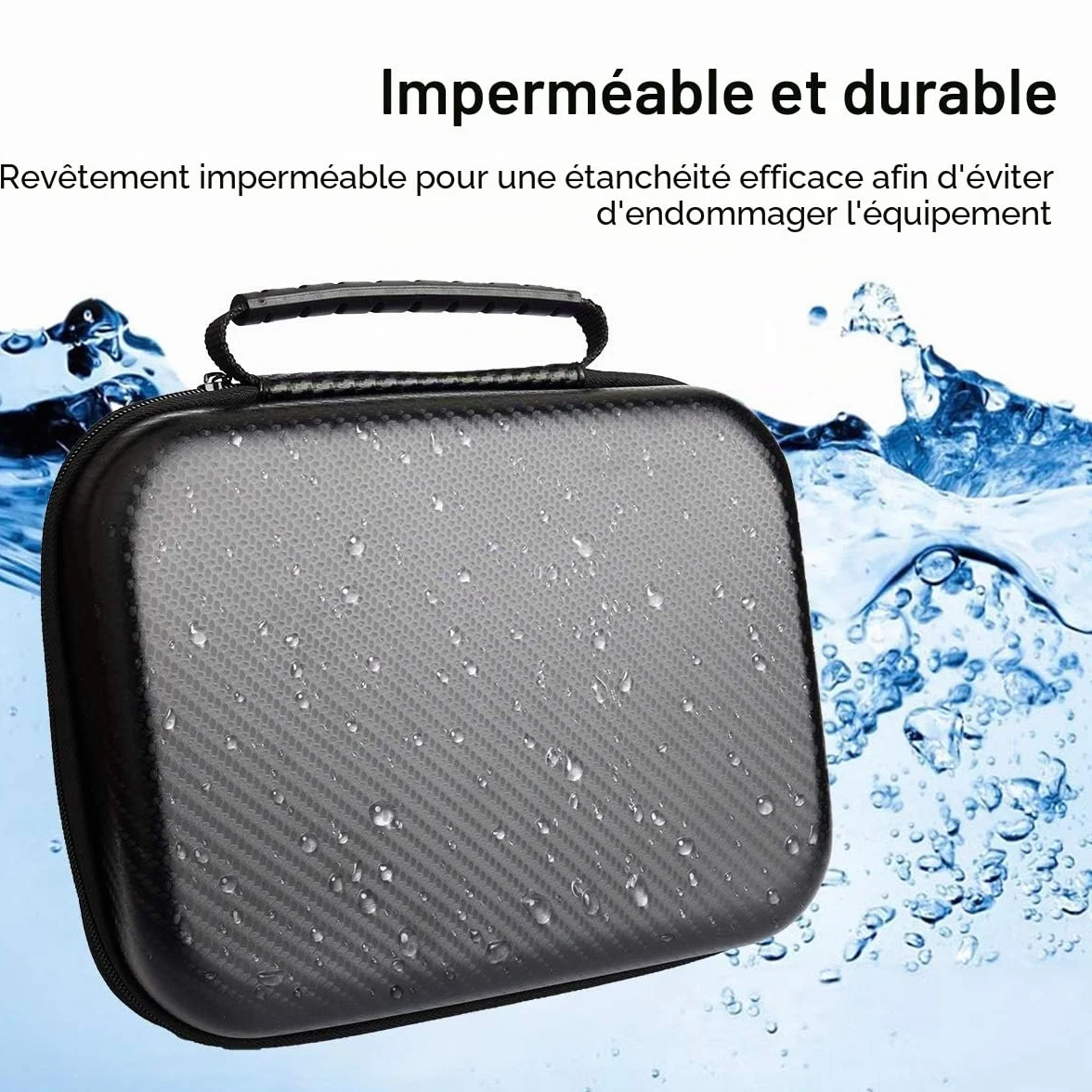 Originale Boîte de Transport pour Microscope Numérique LCD, Ultra Grande Taille Sac de Rangement pour USB/Wifi/Écran Ordinateur Portable Microscope Caméra Endoscope Loupe Microscope de poche