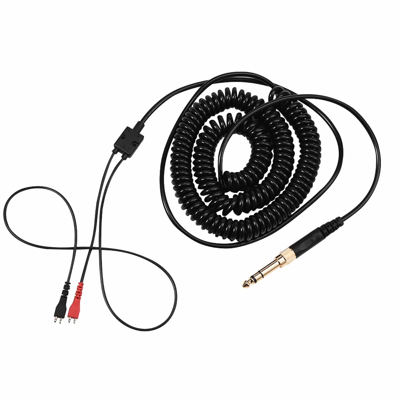 Tbest Hd25 Cable,Cable HD 25,Câble De Casque Enroulé,Câble De Bobine À Ressort De Remplacement pour Écouteurs Hd25/ 560/540/ 480/430
