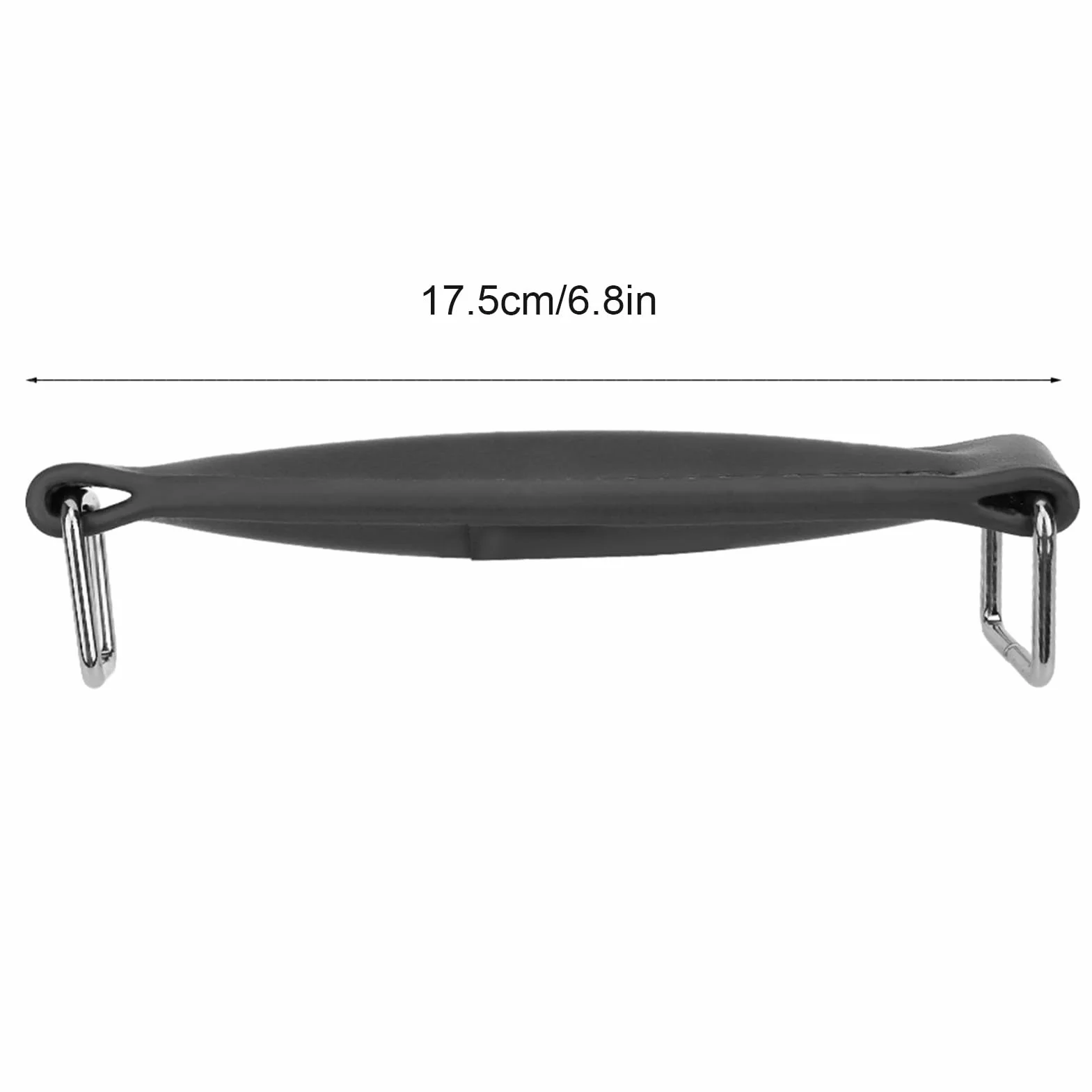 Poignée de Haut parleur de Guitare en cuir PU,Poignée D'amplificateur de Renforcement en Acier Interne pour Haut parleur de Guitare(Noir),Conférencier, autre
