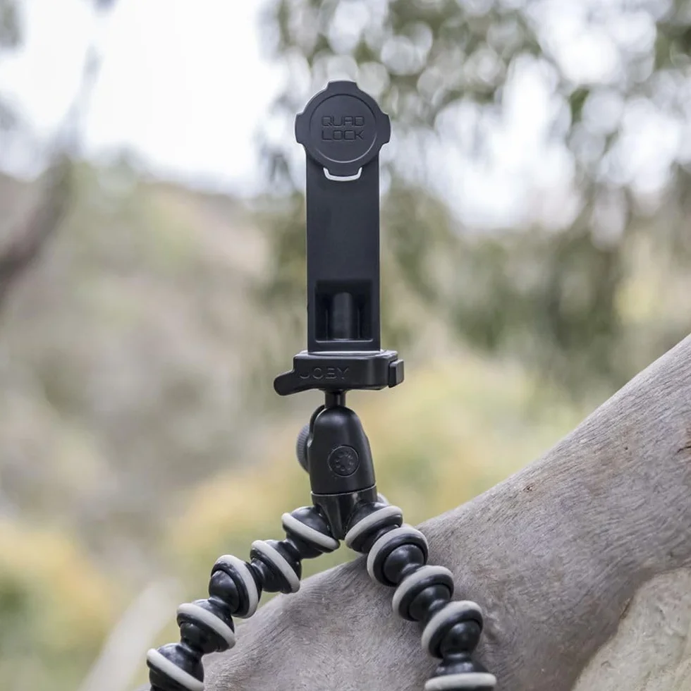 Quad Lock Adaptateur De Trépied pour Usage Général Support Téléphone pour iPhone, Galaxy, Pixel Et Adaptateurs Universels