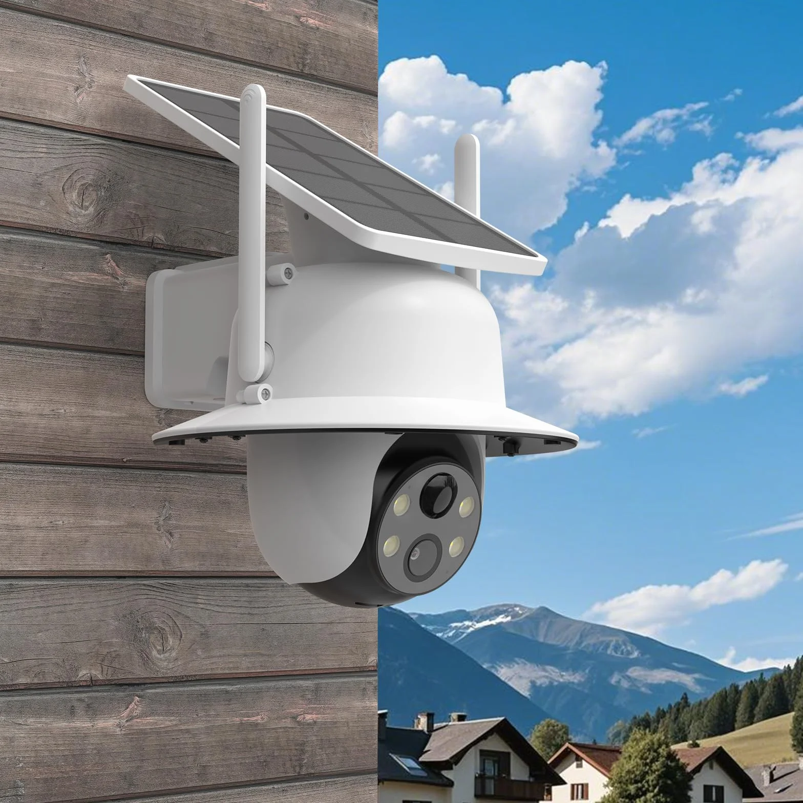 Protection contre la pluie pour caméra de surveillance AOSU 2K/3MP Batterie solaire extérieure (C9C2CA11) (C9C3CA11) – Couvercle de caméra extérieure, protection solaire, accessoire de caméra