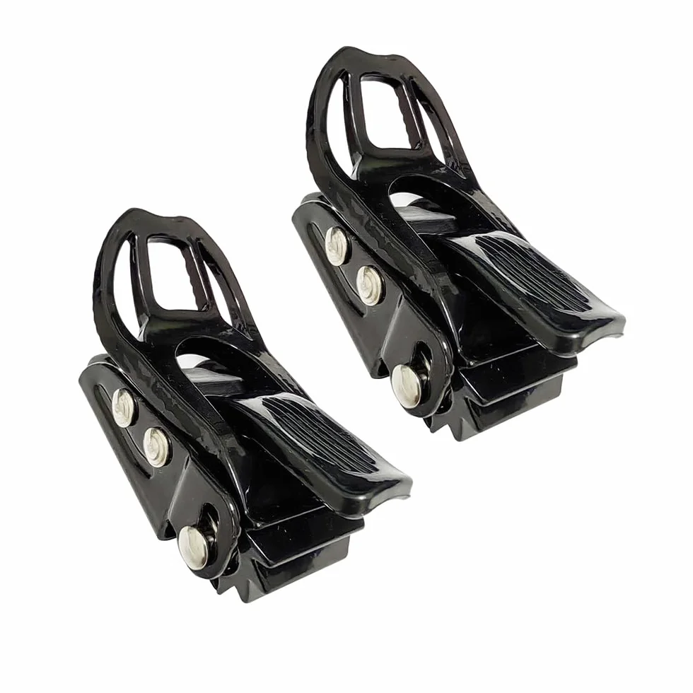 Boucles à cliquet pour planche à neige, largeur de base 23,5 mm, système de sangle d'orteil