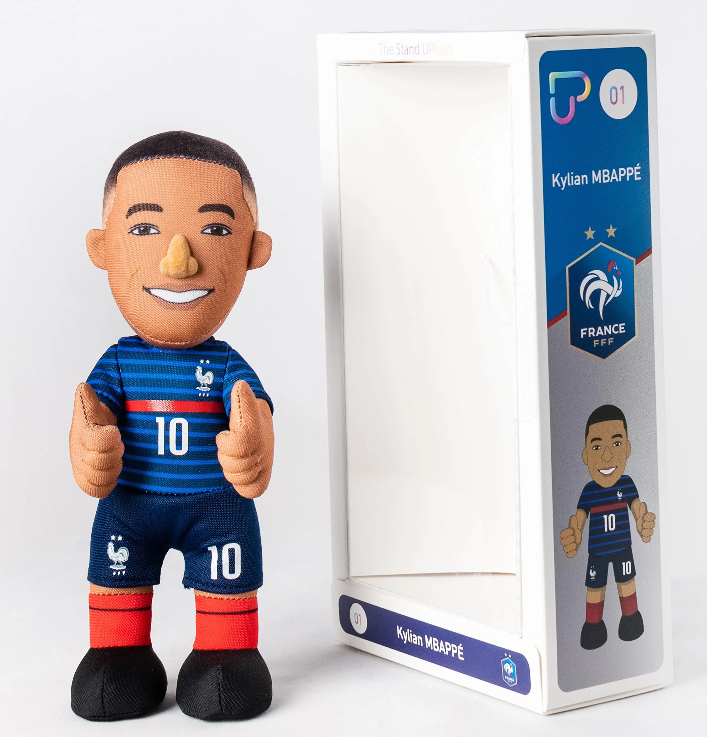 Coffret Kylian Mbappé Équipe de France 20 cm Bleu