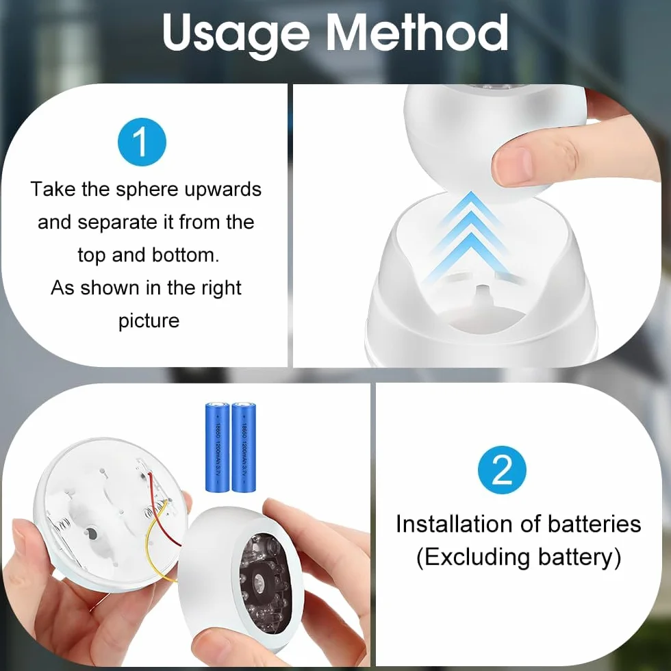 2Pcs Camera Factice, Caméra de Surveillance Factice avec LED Infrarouge Clignotante Rouge Fausse Caméra pour Extérieur Intérieur pour Les Entreprises Magasins Accueil (Blanc)