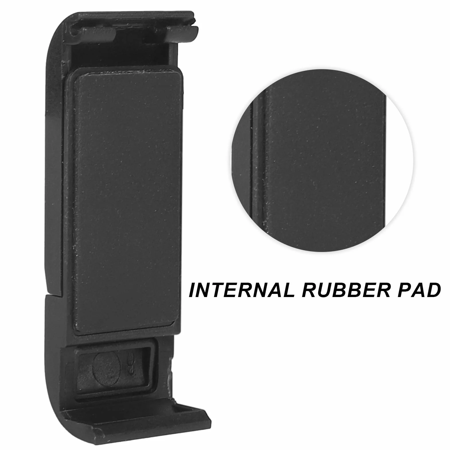 Couvercle Batterie Latéral pour GoPro Hero 9 10 11 12 13, Boîtier de Remplacement Noir Anti-Poussière avec Port de Charge Type-C