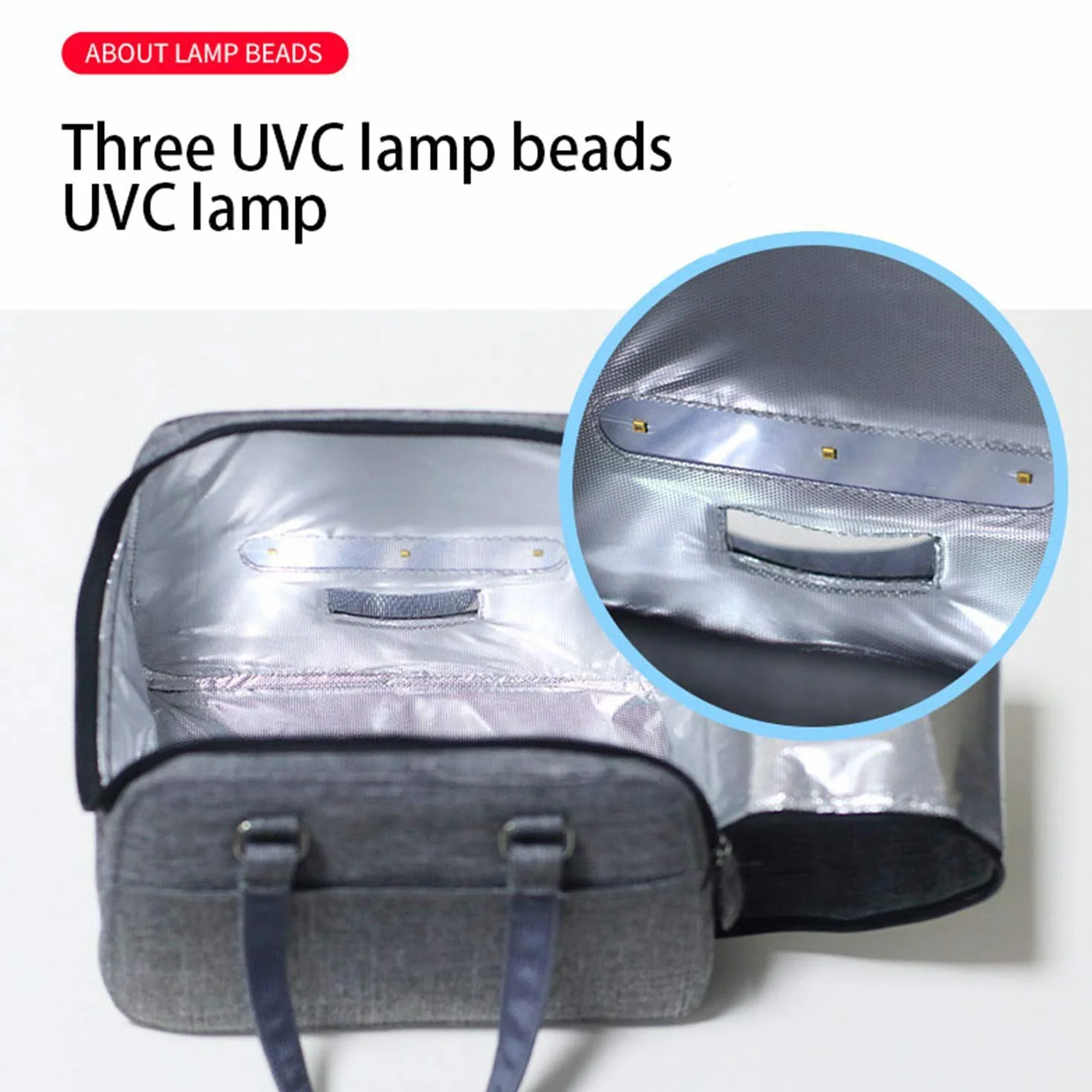 Sac Désinfectant UV pour Téléphone Portable Stérilisateur de Germes Portable/Sac de Désinfection à la Lumière Uvc pour Téléphone Portable Rose
