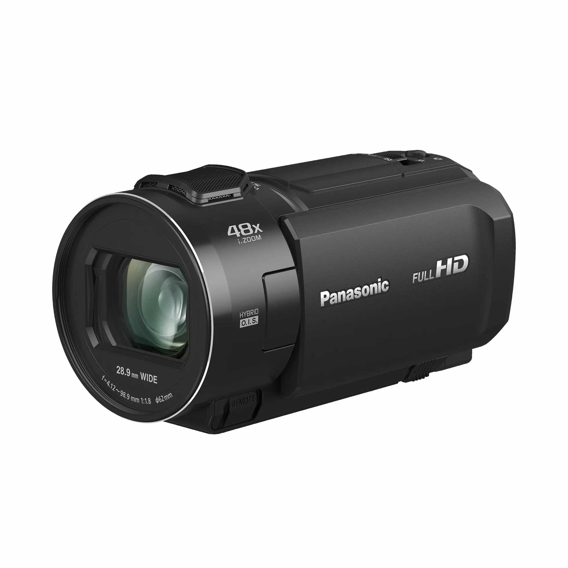 Panasonic V900 Caméscope Full HD 50p Zoom Optique 24x Grand Angle 25mm Noir Version Française