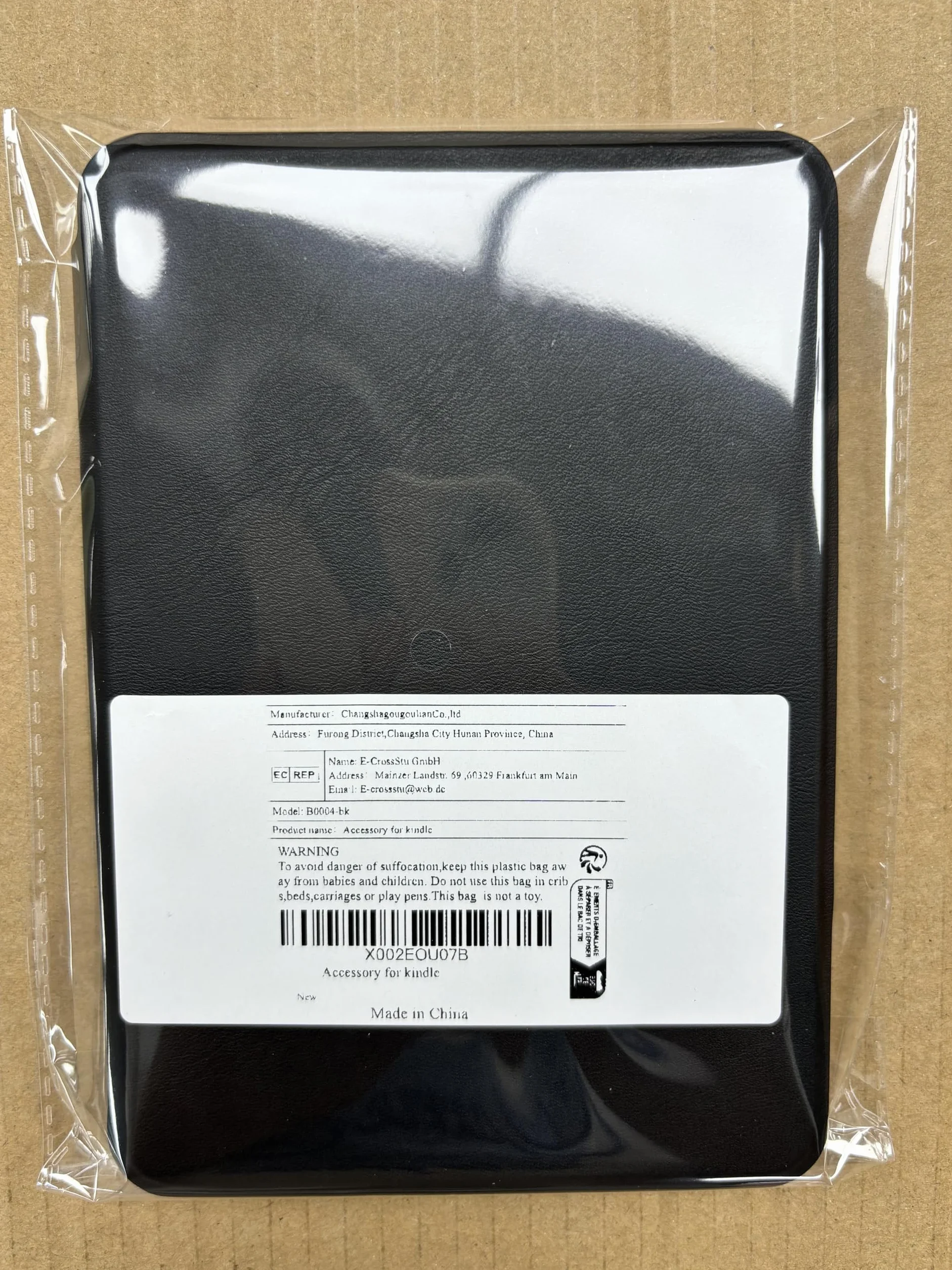 Coque pour Kindle 2024/2022, 360 Degrés 6" Etui Protection Liseuse 11. Generation, Magnétique Amovible Étui, Support Réglable Case, Transparent avec Mise en Veille/Réveil Pochette Housse, Noir
