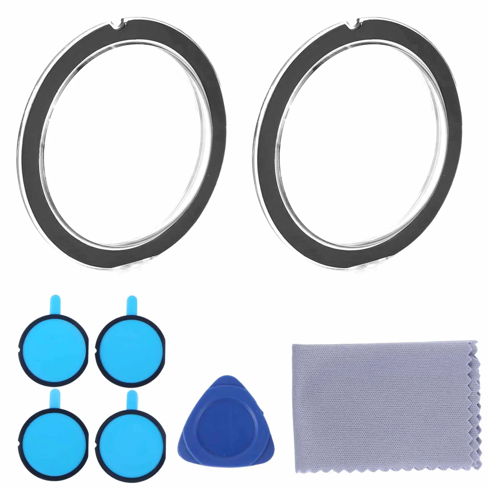 Lot de 2 protections d'objectif pour Tesla Model Y Juniper/Model YL 2025 2026, avant et arrière de caméra de voiture pour caméra Inst360 X3
