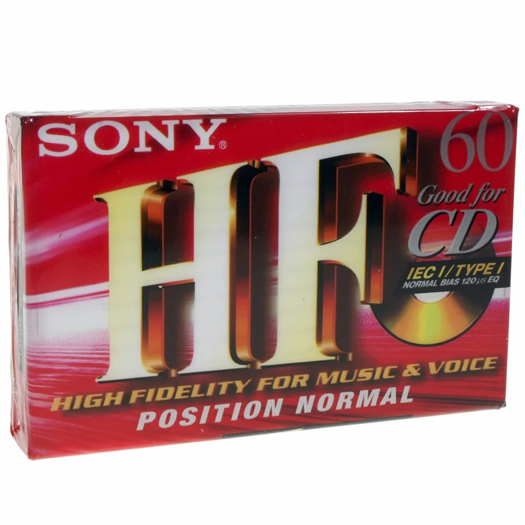 Sony Cassette Audio HF 60 Minutes Type 1 Normal Position C60HF
