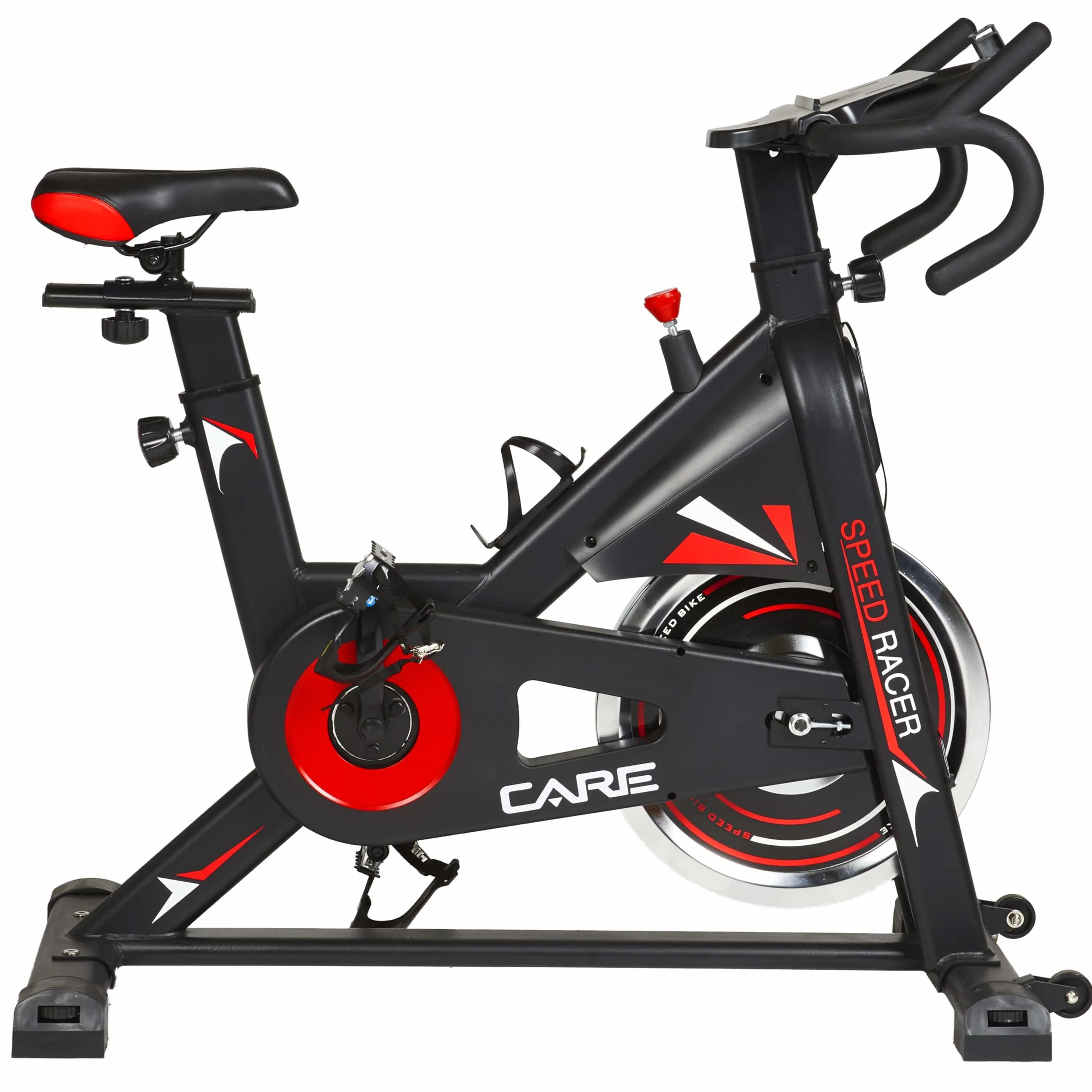 Vélo d'appartement CARE FITNESS Speed racer avec écran LCD 22kg guidon et selle réglable