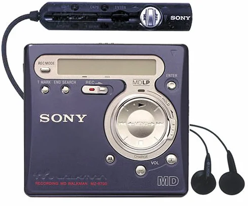Sony mZ-r700/l-enregistreur Portable miniDisc (Bleu)