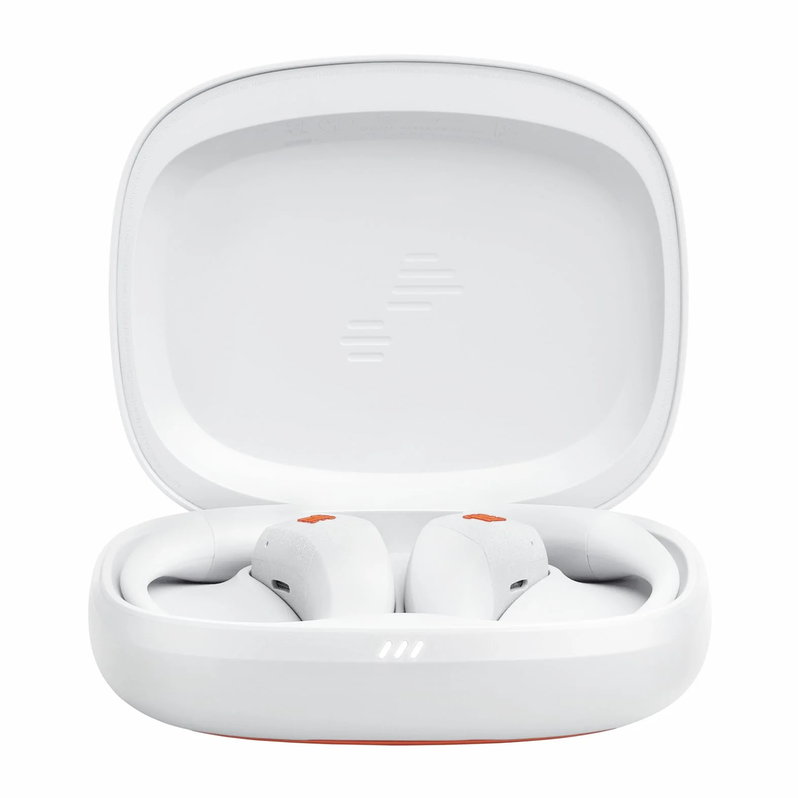 JBL Endurance Zone écouteurs Sportifs Ouverts sans Fil True Wireless, Conception Crochet d'oreille, JBL OpenSound, 32 h d'autonomie, étanches IP68, Google Finder, appli JBL Headphones, Blanc