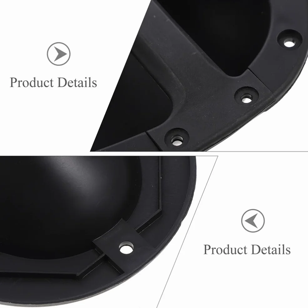 Artibetter Poignée de Remplacement pour Amplificateur en Abs Noir, Lot de 4 Pièces, Robuste et Pratique, pour Haut-Parleur et Usage sur Scène