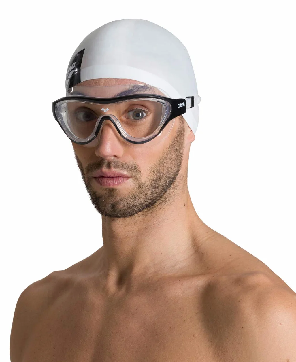 Arena The One Mask Lunettes de Natation Adultes Antibuée Verres Larges Protection UV