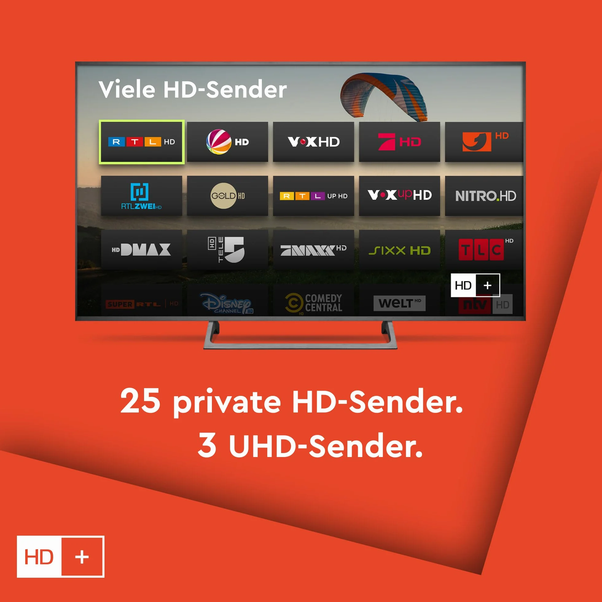 Carte HD+ 12 Mois pour TV
