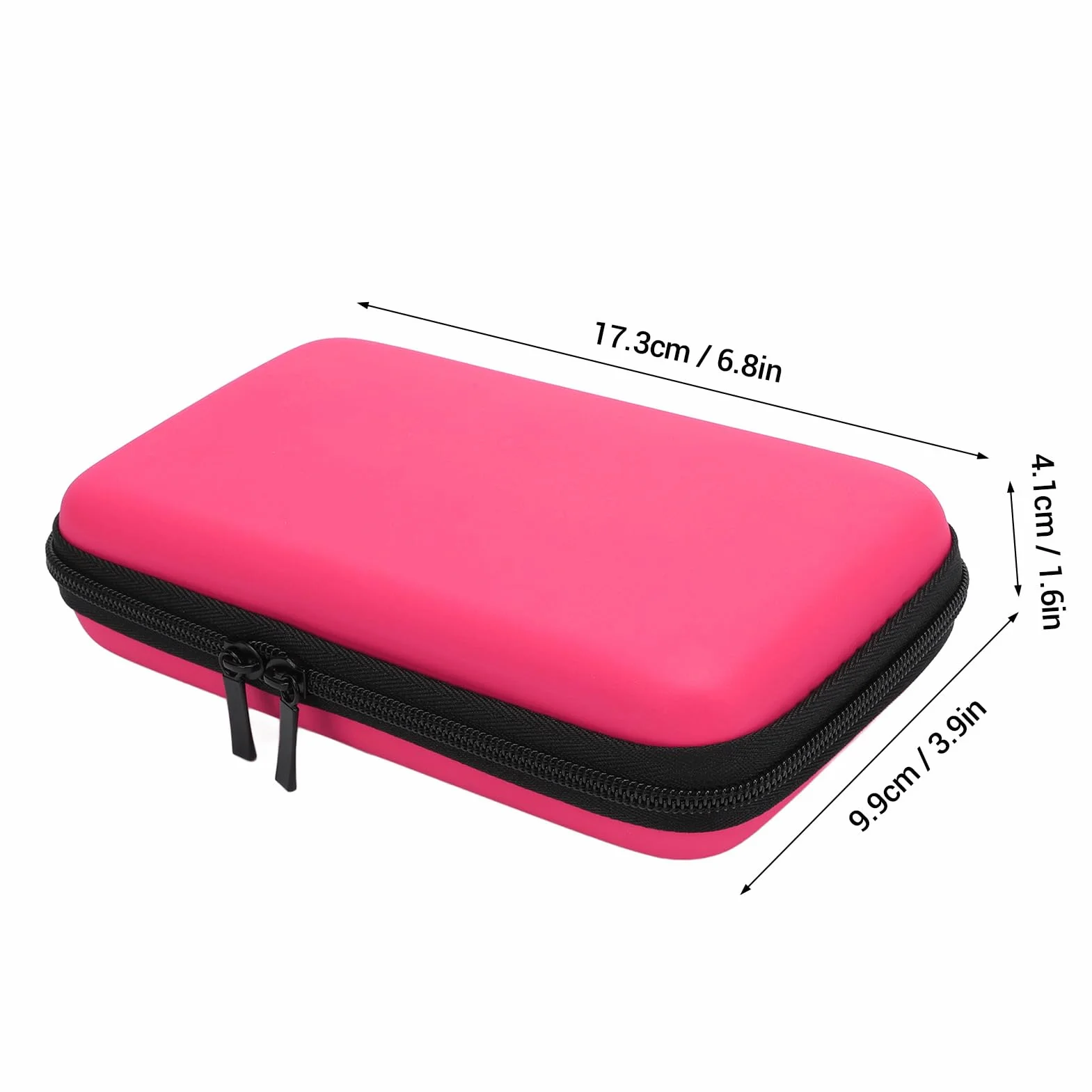 Sxhlseller Étui de Transport pour NintendoNew New 2DS XL, 2DS LL, New 3DS, Console 3DS, étui de Protections Rigide avec Emplacement pour 8 Cartouches de Jeu, PU étanche et EVA Rigide,