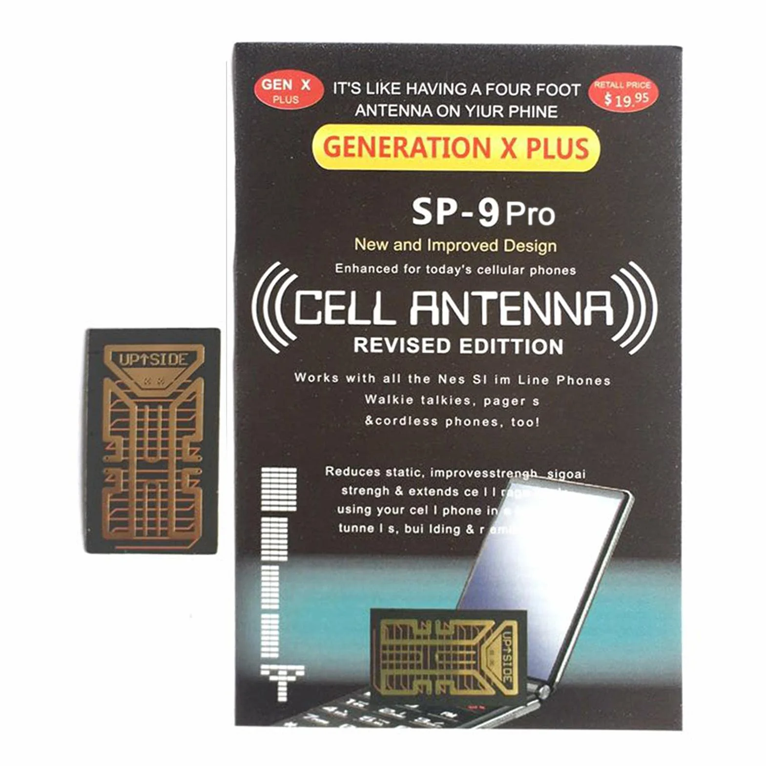 Autocollants Signal téléphone Portable,10 Autocollants -9Pro pour Signal téléphone Portable | Amplificateur d'antenne d'amélioration du Signal réseau