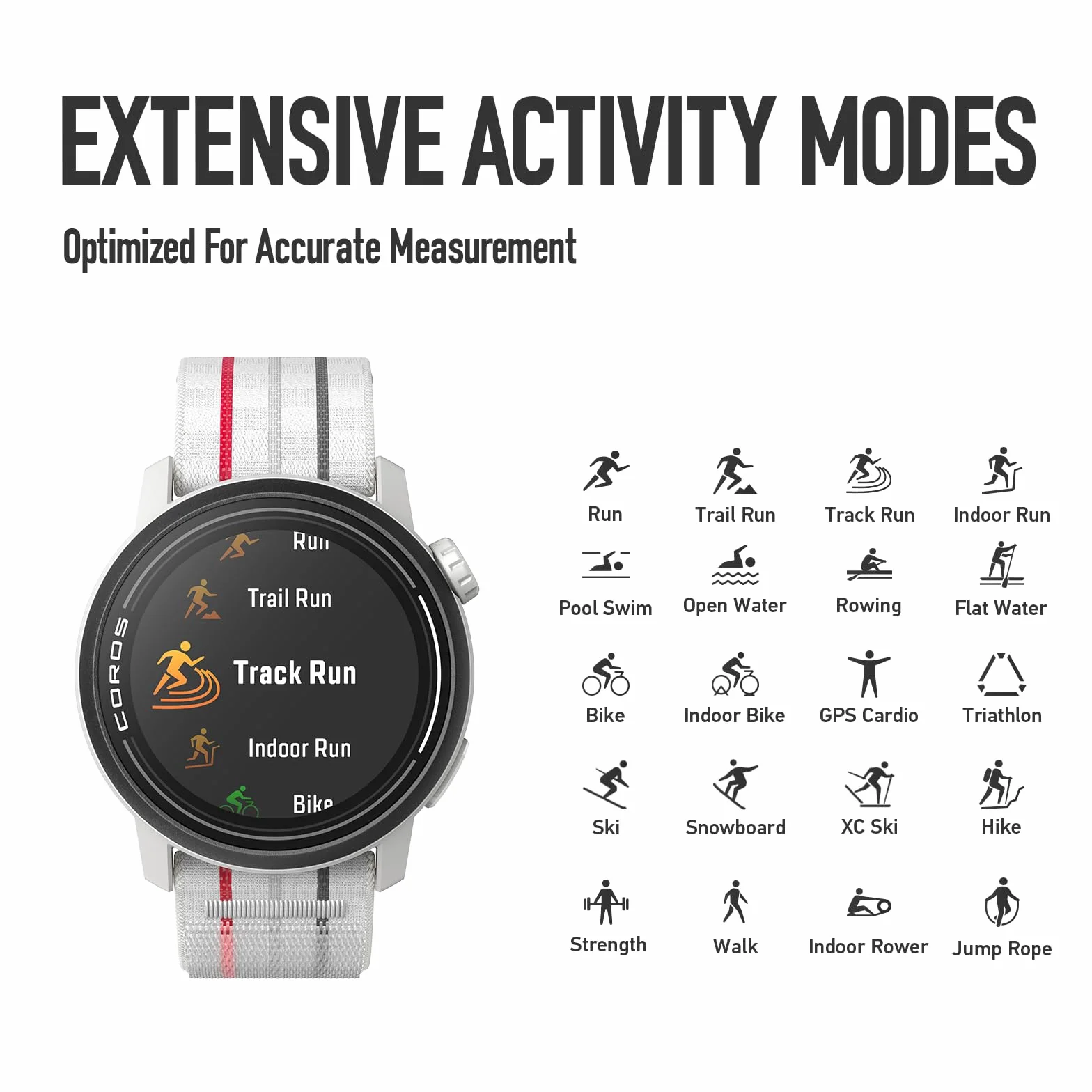 COROS Pace 3 Montre GPS de sport légère, 17 Jours d'autonomie, Double fréquence, Fréquence Cardiaque, Navigation, Course à Pied (Nylon Encre)