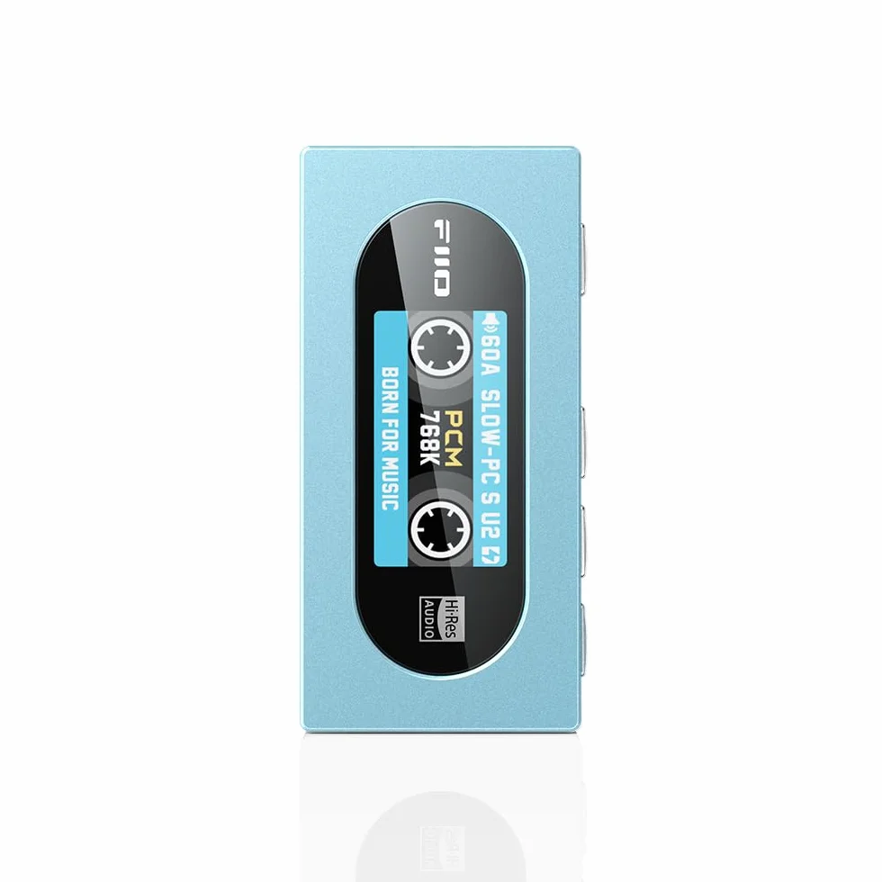 FiiO KA15 DAC Portable et amplificateur de Casque (Bleu)
