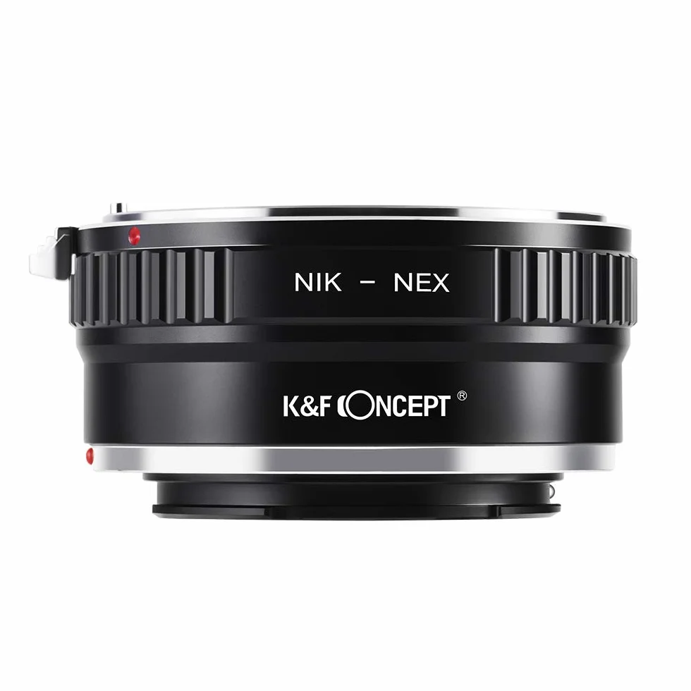 Bague adaptation objectif pour Nikon-NEX Adaptateur monture objectif pour monter objectif Nikon AI vers boîtier Sony NEX comme Sony NEX-3 NEX-3C NEX-3N NEX-5 NEX-5C NEX-5N NEX-5R NEX-5T NEX-6 NEX-7 NEX-F3 NEX-VG10 VG20 en Métal