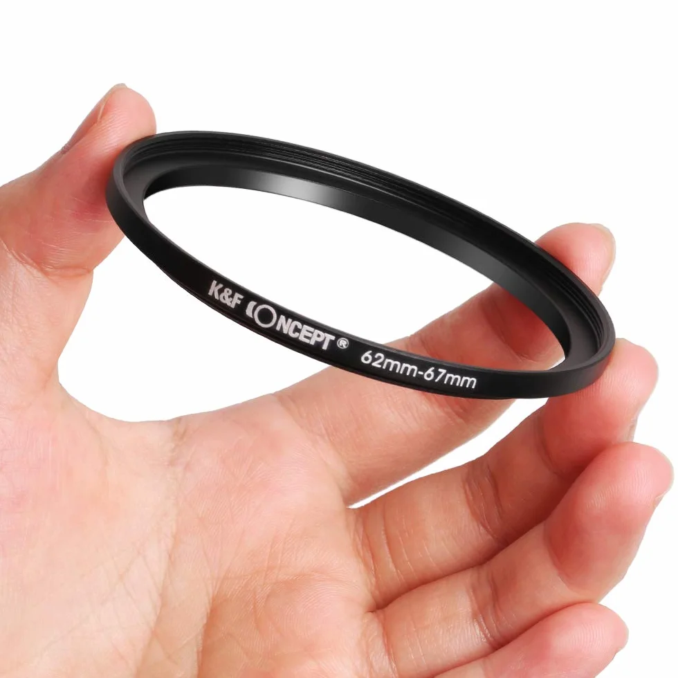 K&F CONCEPT 11pcs Stepping Rings Bagues d'Adaptation Filtre Adaptateur en Métal 26-30MM,30-37MM,37-43MM,43-52MM,52-55MM,55-58MM,58-62MM, 62-67MM,67-72MM,72-77MM,77-82MM