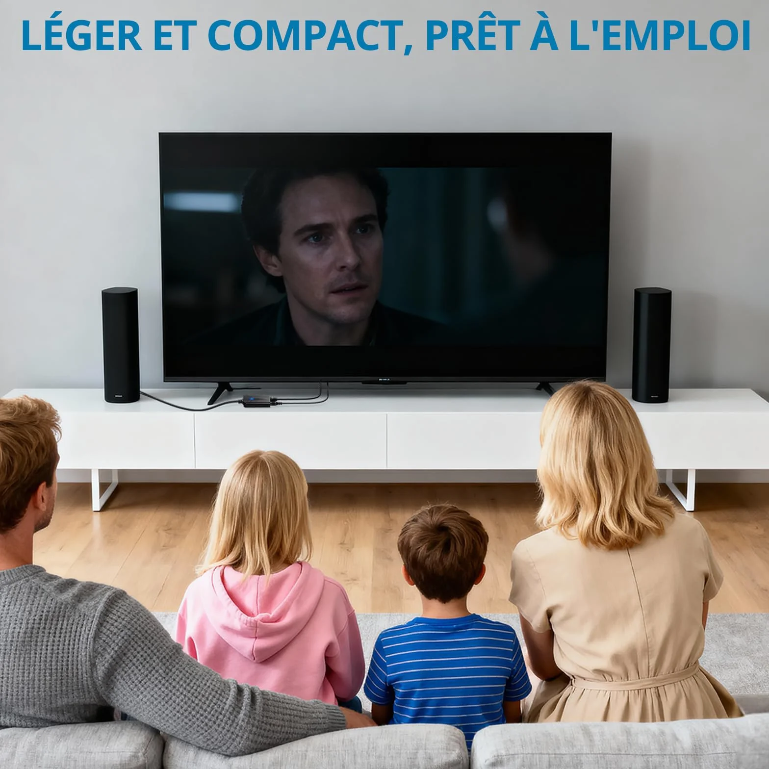 AUTOUTLET Convertisseur Audio Numérique Analogique 192kHz DAC Coaxial Optique SPDIF vers RCA Câble 0,8m + 1m pour HDTV DVD Blu-ray Sky