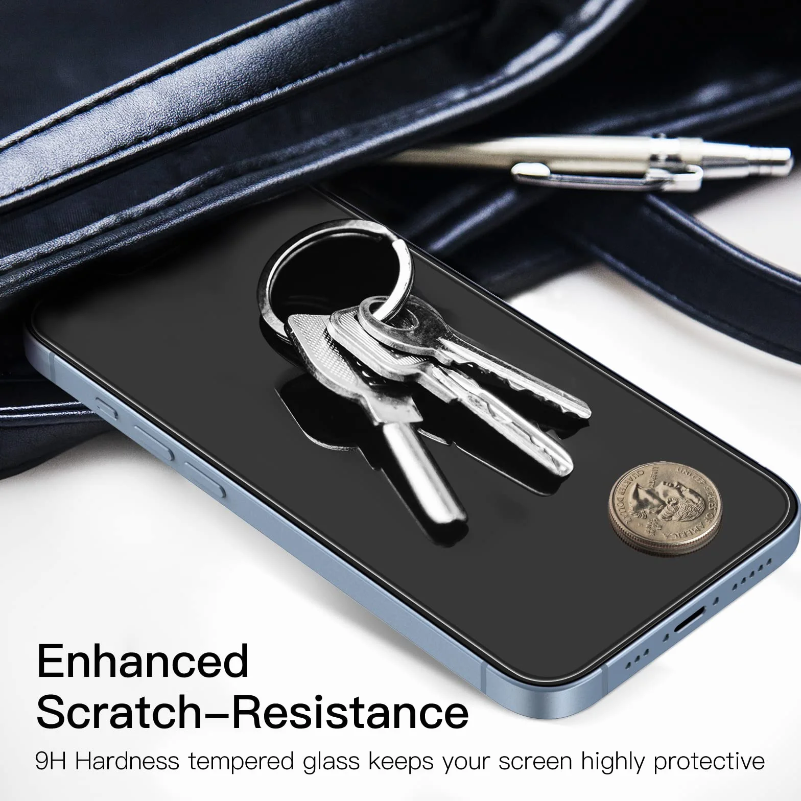 JETech Protection D'écran pour iPhone 17e (2026) / iPhone 16e / iPhone 14, Film en Verre Trempé, Écran de 6,1 Pouces, Lot de 3