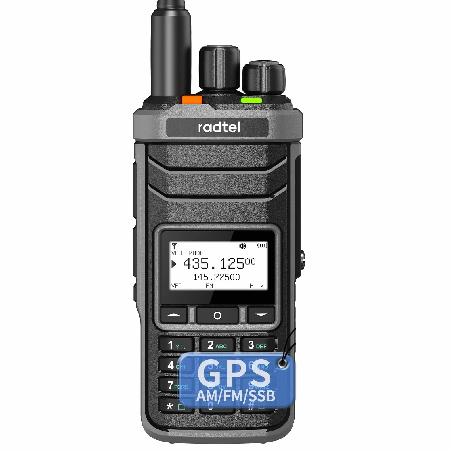Radtel RT-860G Radio Ham multi-bande HF UHF VHF double bande avec réception AM USB LSB CW CB LW MW SW SSB 1024 canaux batterie 2000 mAh charge type C