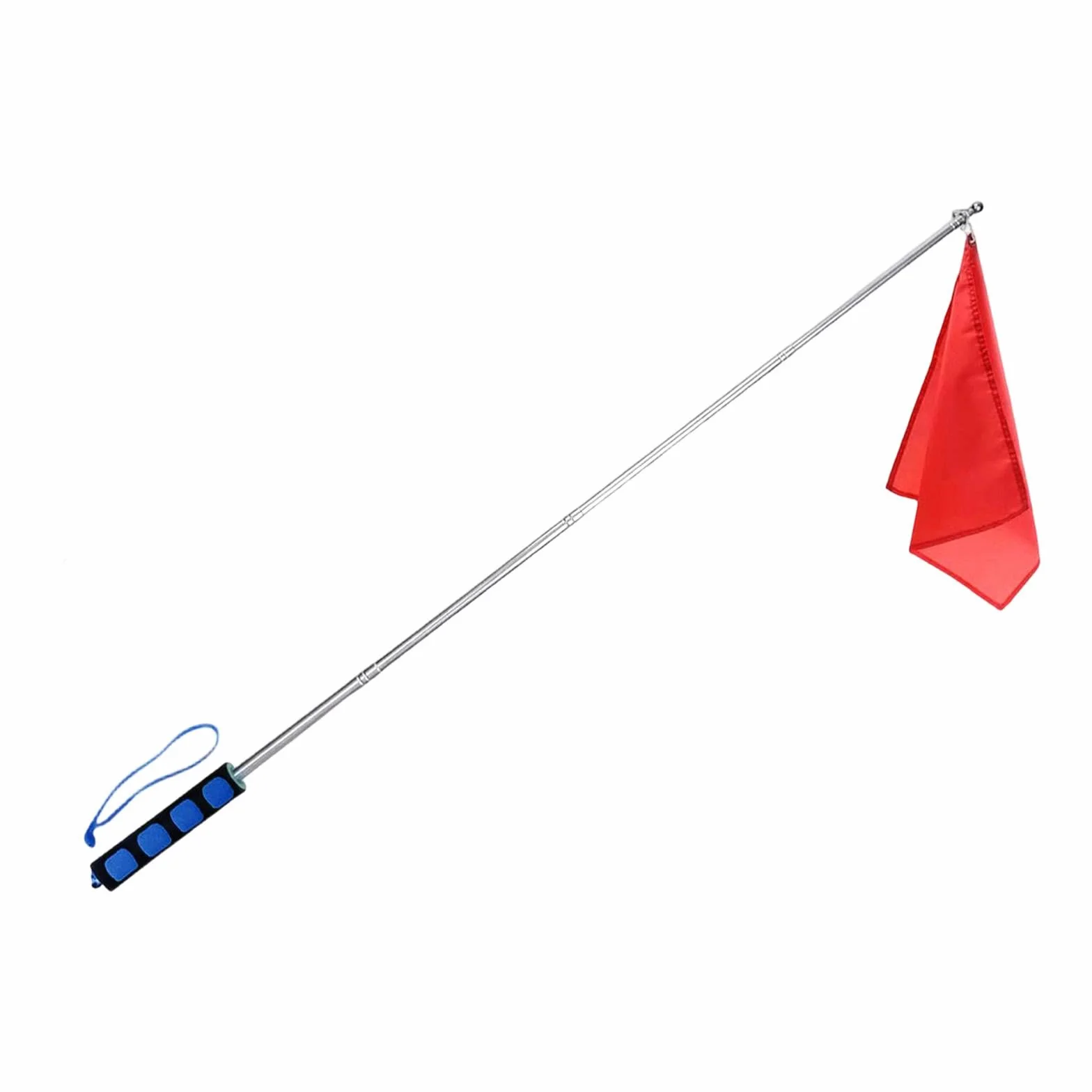 Almencla Drapeau d'Entraînement pour Chevaux, Tige Télescopique, Support Flexible, Matériau Indéchirable, Signalisation Couleur Vive