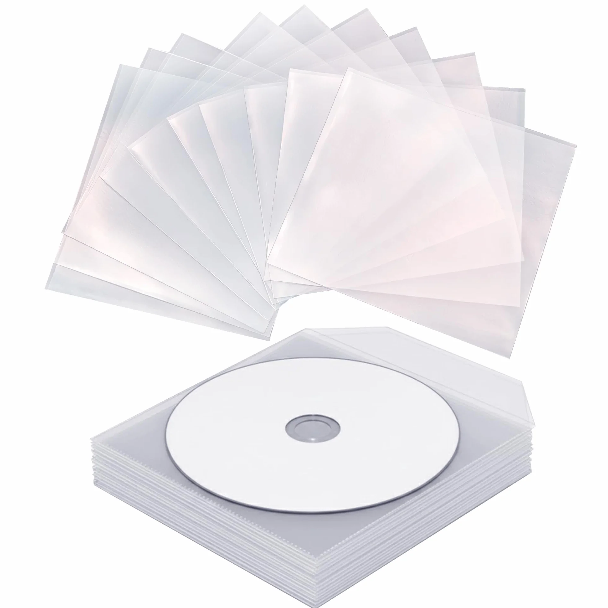 100 pochettes CD/DVD