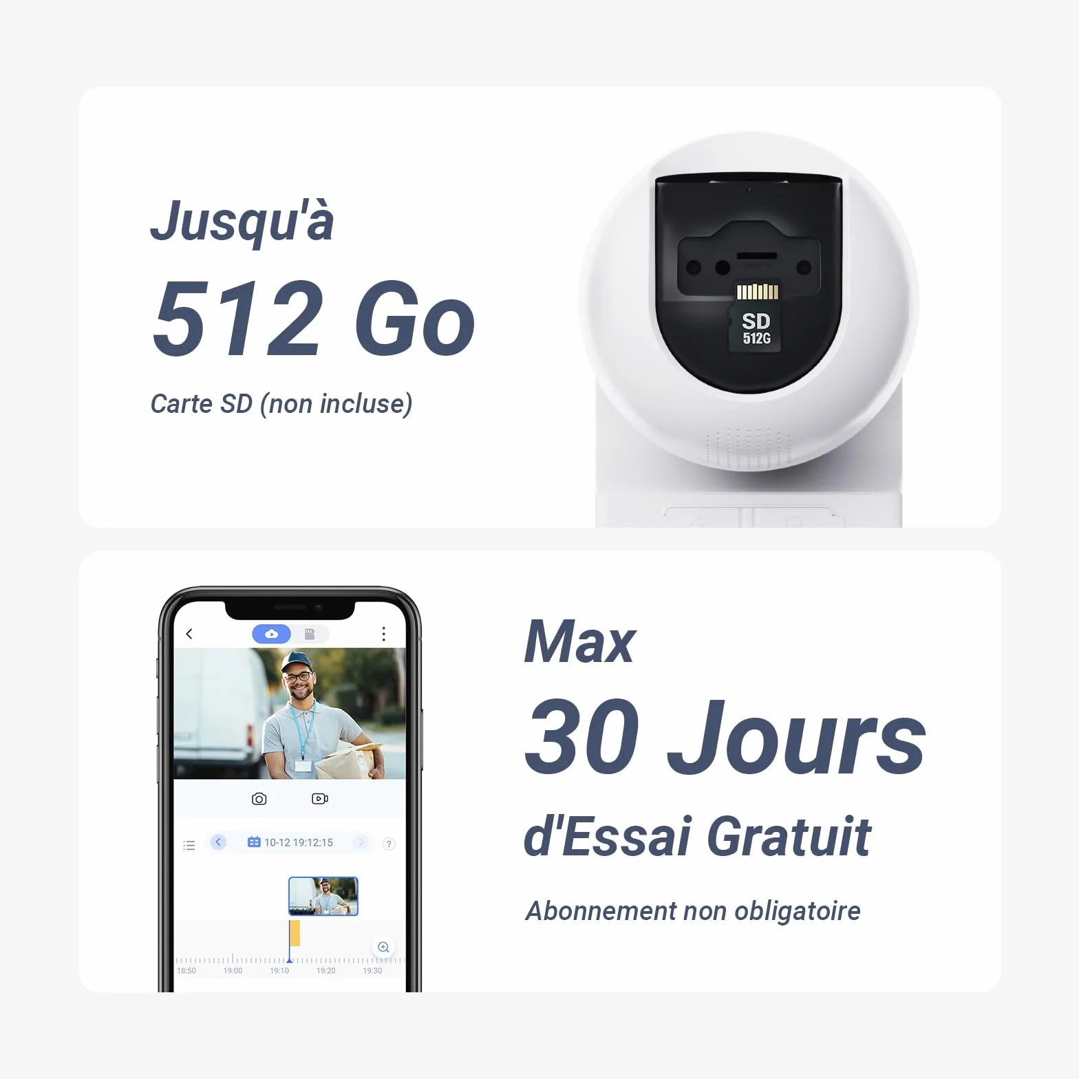EZVIZ CB8 Lite 4MP+5W Caméra Extérieure sans Fil 2K+ WiFi 6 PT avec Détection de Personnes et Véhicules