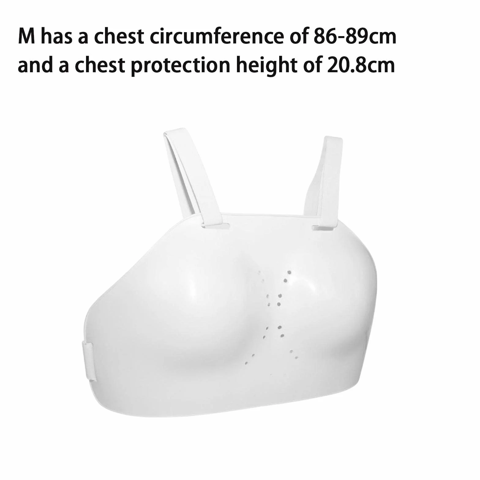 Escrime Sports Poitrine Protège-Poitrine Unisexe Doux pour Volleyball Karaté Baseball Heavy Punching Sparring Training Femme M