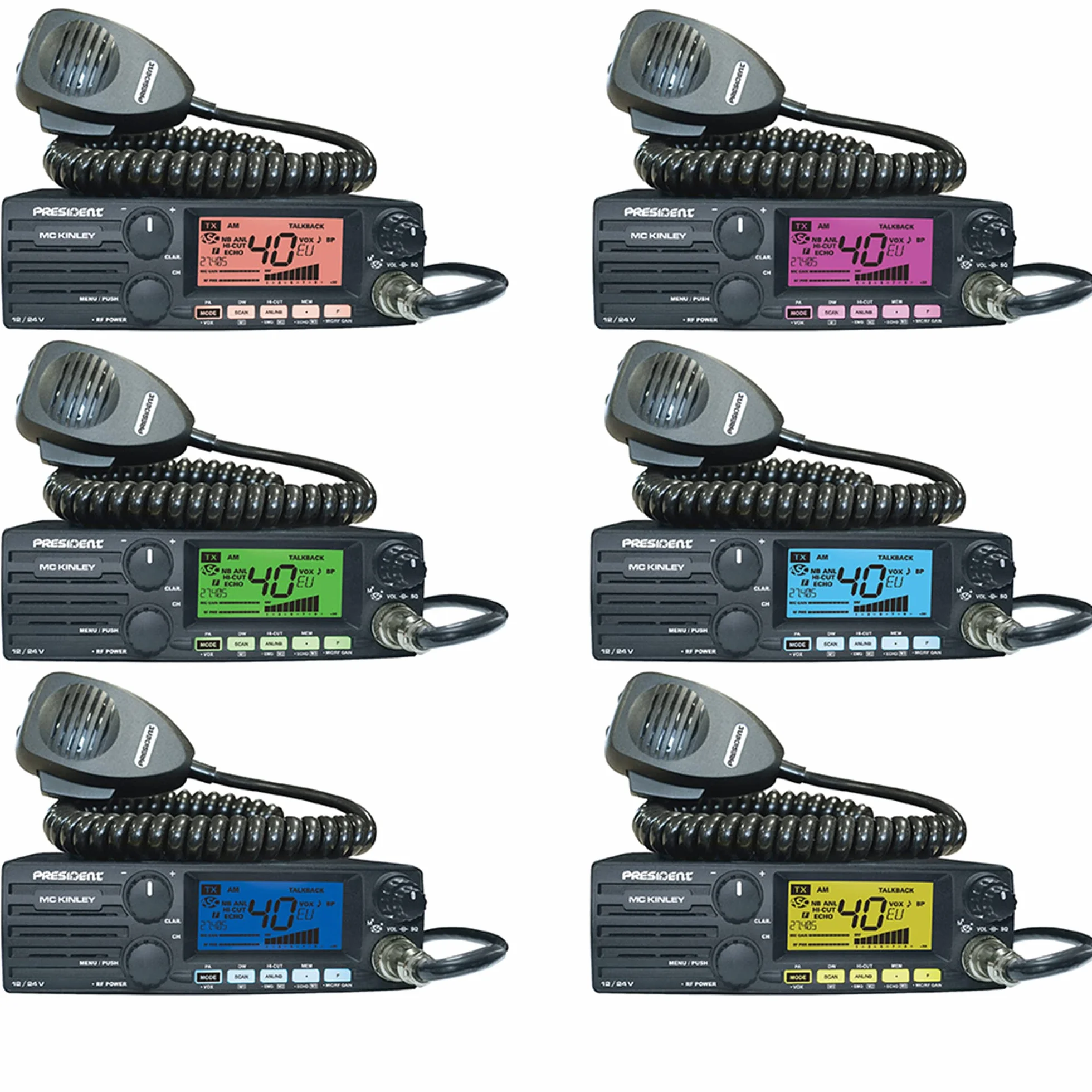 Président MC Kinley ASC AM FM LSB CB Radio Kit + PNI ML70 Antenne 70cm 26-30MHz 200W
