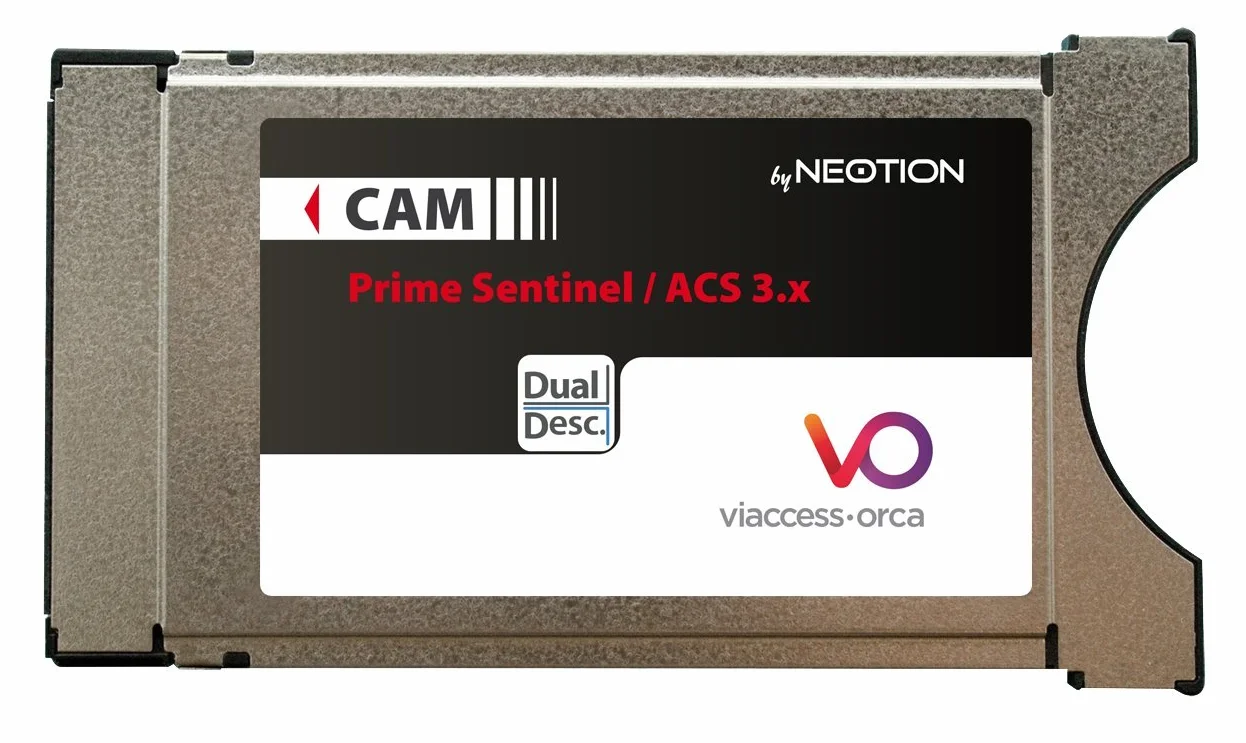 Module PCMCIA VIACCESS Dual Dernière génération ACS 3.x BIS TV Bein Sport