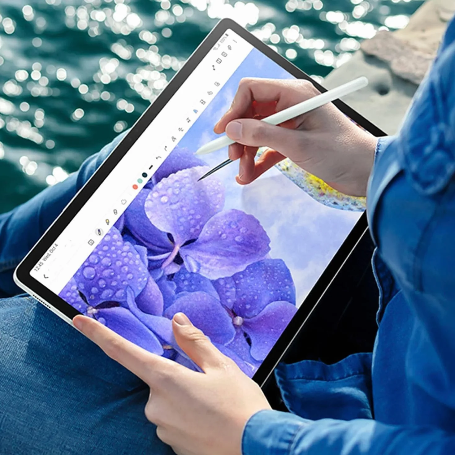Stylet de Rechange Samsung Galaxy Tab S9 FE S9 FE+ SM-X510 SM-X516B avec Pointes de Stylo Menthe