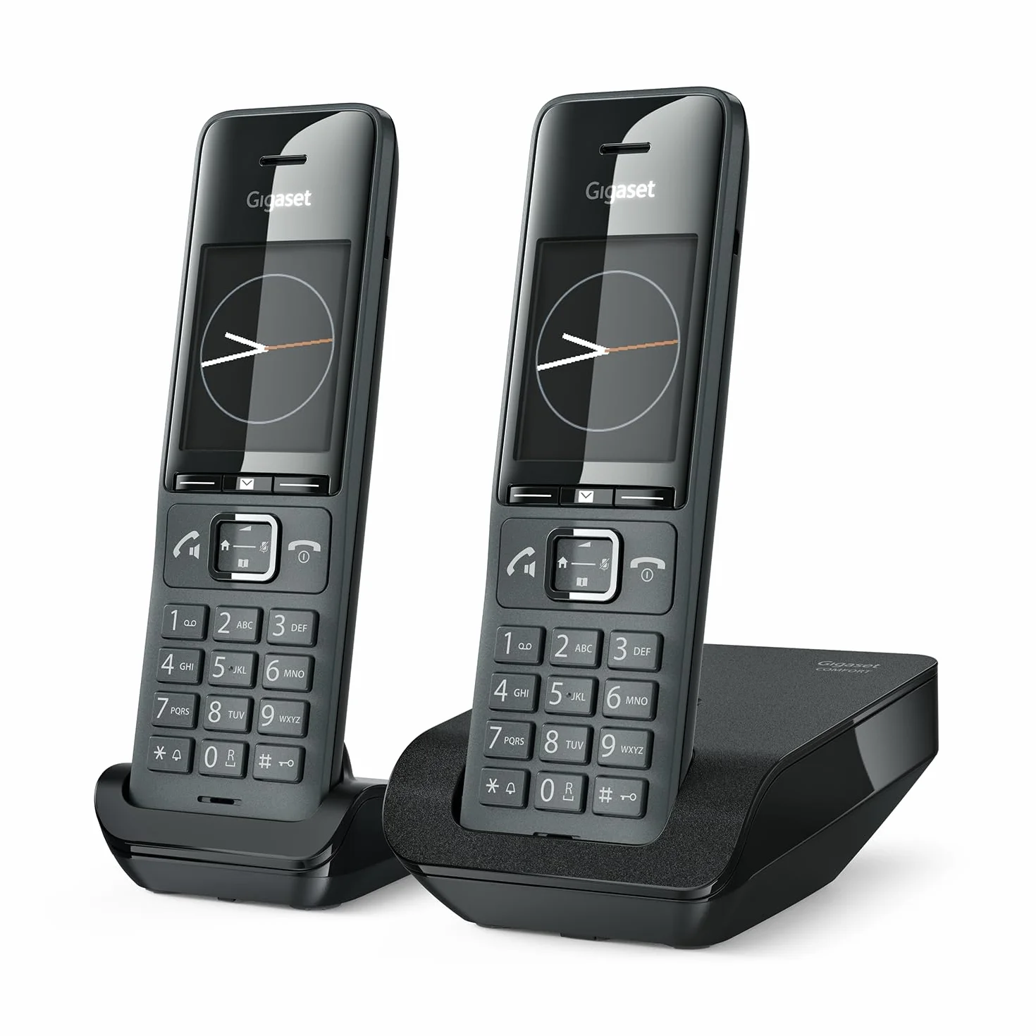 Gigaset Comfort 520 Duo Téléphones DECT sans Fil Blocage d'appels Répertoire 200 Contacts Gris