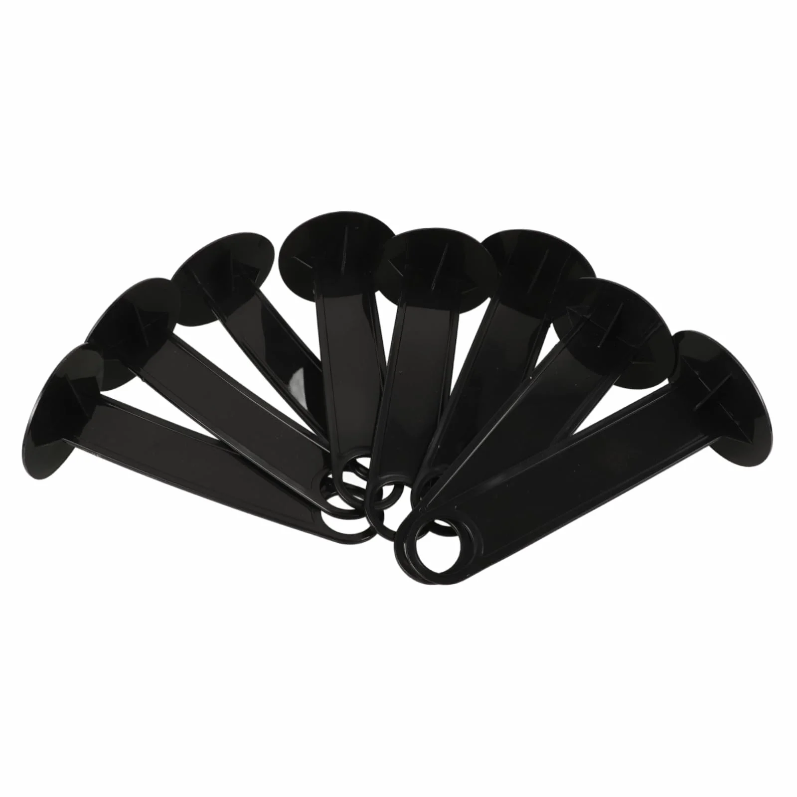 Toyvian Support de Rangement pour Plots de Marquage Football, Plateau Disque PP Noir, 8 Pièces