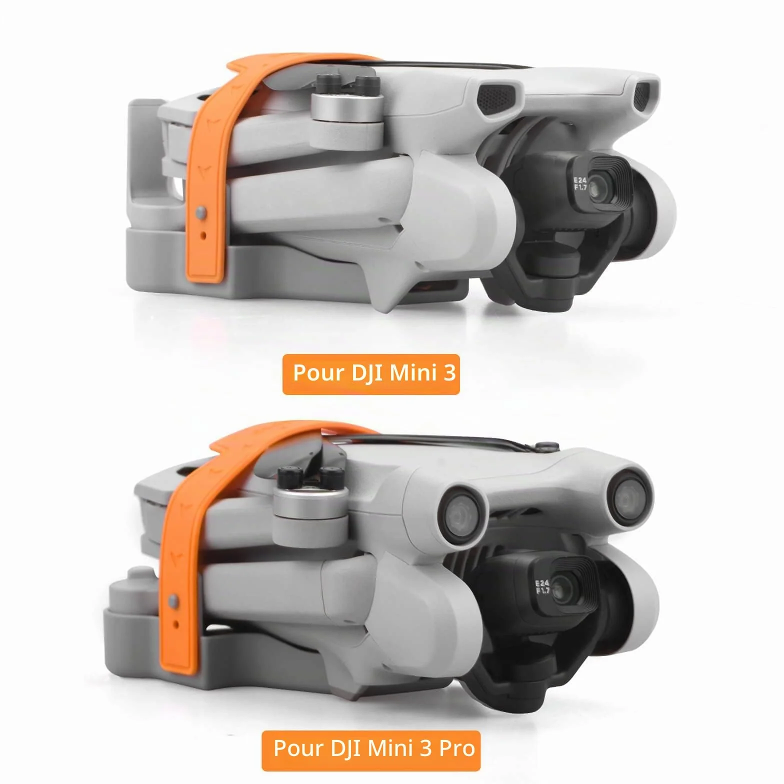 Porte-hélice Mini 3 / Mini 3 Pro, protège-sangle pour stabilisateur de la série DJI Mini 3 Accessoires pour drone RC (Orange)