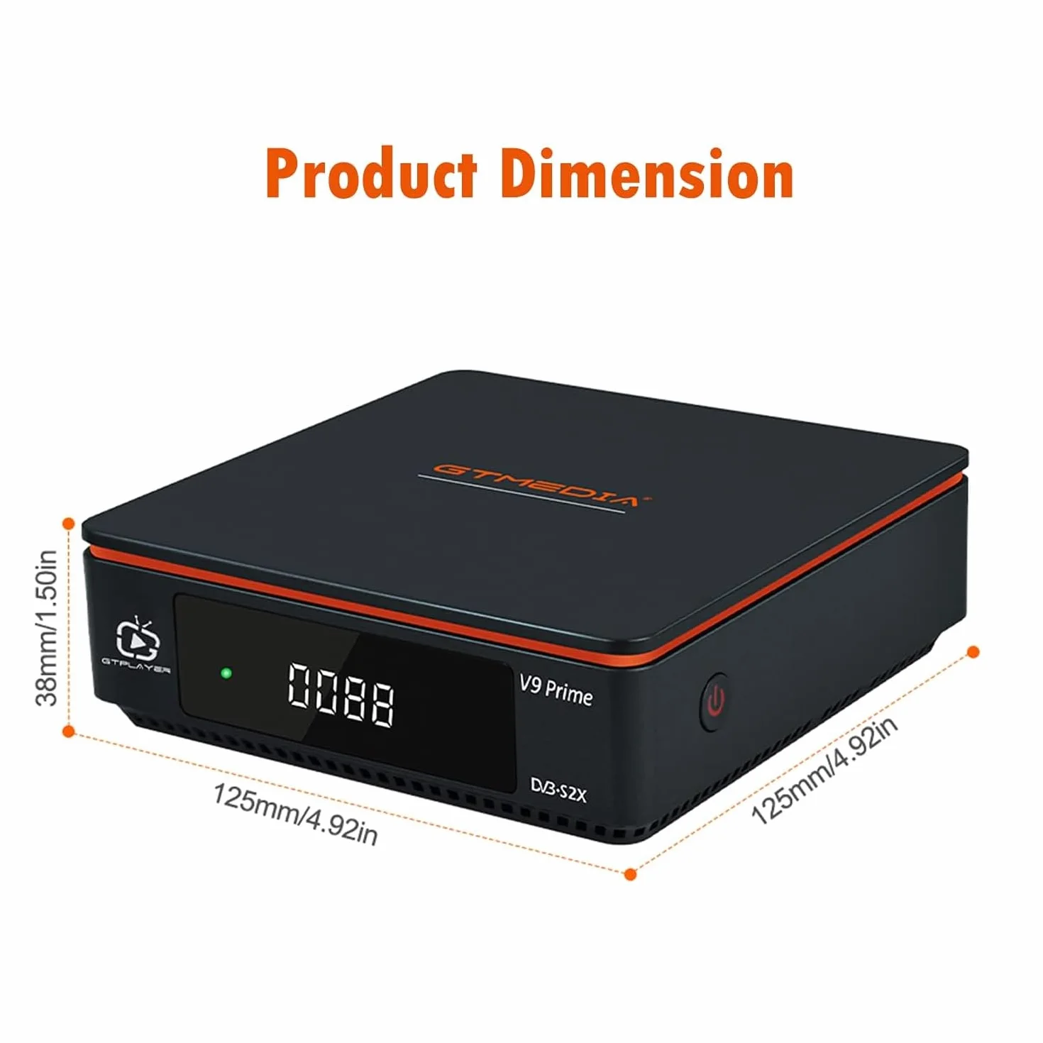 V9 Prime numérique Satellite récepteur H.265 FTA Jouer Gratuitement dv b-S/S2/S2X 10 Bits HEVC intégré Carte de Support WiFi 2.4G, Biss défilement Automatique.